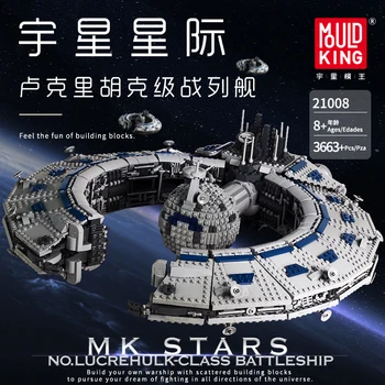 Starwar Lucrehulk Klases Battleship MK Zvaigžņu Rotaļlietas Kari Destroyer Droid Kontroles Kuģa Modelis Komplekts Celtniecības Bloki KM-13056 Ķieģeļu
