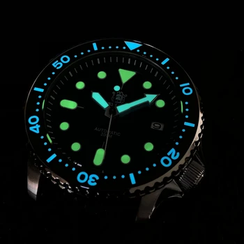 STEELDIVE Automātiskā Skatīties Vīrieši NH35A Mehāniskās Diver Watch 200m C3 Super Gaismas Keramikas Bezel 316L Tērauda Vīriešu Pulkstenis 2020