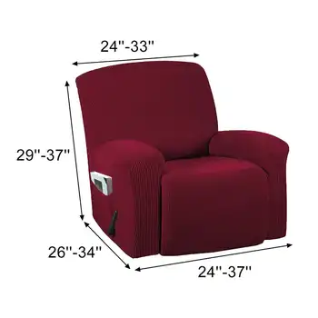 Stretchy neslīdoša Recliner Krēslam Vāka Aizsargs Segtu Elastīgs Viss, ieskaitot Masāža, Dīvāns Dīvāns Vāks Wingback Krēslā Dīvāns