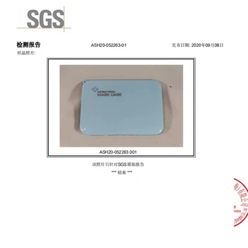 Sudraba jonu SGS Sertifikācijas Antibakteriāla Maska, Uzglabāšanas Gadījumā Nano Vienreizējās lietošanas Maskas Gadījumā Maska Uzglabāšanas Kaste Organizators