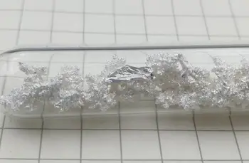 Sudraba Metāla 99.99%,Silver crystal Nelegālo Vienreizēju Gabalus stikla ampoule