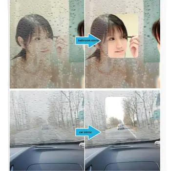 SUNICE Anti-miglas Plēve, Auto Vannas istabas Spogulis Anti-miglas aizsargplēvi Skaidrs, Windows pašlīmējošās Uzlīmes Filmu 30cmx200cm(11.8
