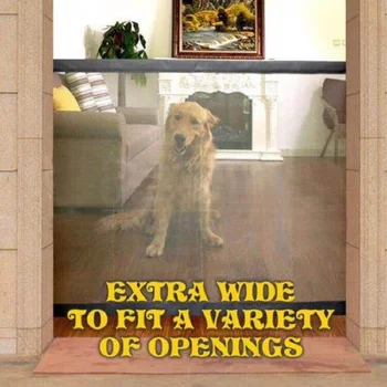 Suns Vārtiem Magic-Vārti suņu izolācijas neto portatīvo salokāmo pet izolācijas barjeru suns barjeru, drošības žogu
