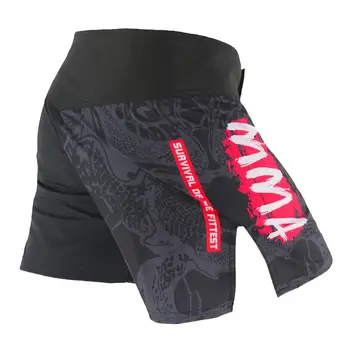 SUOTF Tiger Elpojošs Drukāšanas MMA Šorti Kikboksa Cīņas Apģērbs muay tai Boksa Apmācību Šorti Sanda Muay Thai mma Vīriešiem