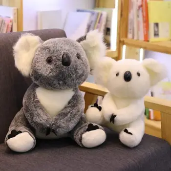 Super cute augstas simulācijas koala lācis plīša lelle, rotaļlietas, plīša amatniecības rotaļu koala lācis leļļu Mazulis Pavada Lelle dzimšanas dienas svētku dāvanu