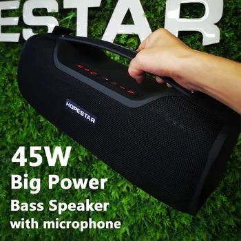 Super enerģijas Bluetooth Portable Speaker Kolonnas Ūdensizturīgs Lielu Jaudu, Subwoofer, Super Bass, Mūzikas Centru, Datoru 45W
