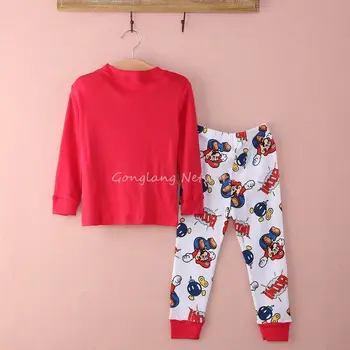 Super Mario Bērniem, Baby Meitenes Zēni Ziemas Naktsveļu Pidžamas Komplekts Sleepwear 1-7Y MUMS