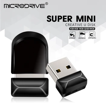 Super Mini Usb Flash Drive pendrive 128gb 64gb, 32gb usb2.0 pen drive 16gb 8gb, 4 gb Flash Atmiņas USB Pen drive