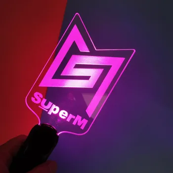 SuperM Gaismas Stick Rokas Lightstick No Debijas Vitrīna K-POP SHINee EKSO NCT