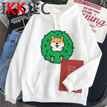 Suņi Shiba Inu hoodies sievietēm hip hop y2k estētisko Lielgabarīta streetwear sieviešu džemperis apģērbu Korejas plus lieluma