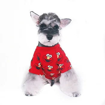 Suņu Apģērbu Maziem Suņiem Vasaras Tshirt franču Buldogs Džemperis Mopsis Mājdzīvnieku Kucēns Apģērbu Chihuahua Kostīmu Karikatūra Izdrukāt