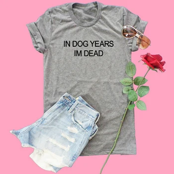 SUŅU GADS IM DEAD T-KREKLS sieviešu modes sauklis smieklīgi topi vasaras kokvilnas atdzist stila meitene tees grunge tumblr mākslas ielu t krekls