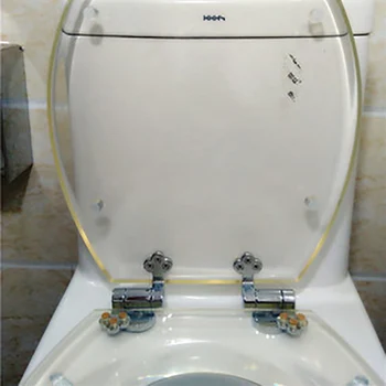 Sveķu tualetes sēdeklis Tualetes vāka dzidri caurspīdīgs videi draudzīgu sveķu tipa tualetes vāka dilstošā UVO universal