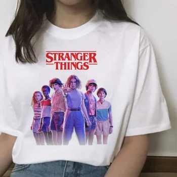 Svešinieks lietas Sezona 3 T Krekls Sievietēm Harajuku Jaunu Tshirt Smieklīgi 90s Sieviešu Grafiskais T-krekls Ullzang Otrādi Top Tees Karikatūra