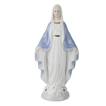 Svētās Jaunavas Marijas Madonnas Statuja Attēls Mājas Dekoru Statuetes Apdare Katoļu dāvanas