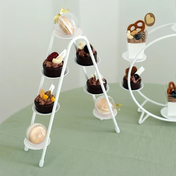 SWEETGO Mākslīgā šokolādes pīrāgu viltus deserts māla modeli kūka veikala vitrīna Zemeņu flans cupcake