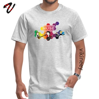 Synthwave Muse T-Krekls Smieklīgi O Kakla Hip hop Tīras Kokvilnas Vīriešu T-Krekls Vairumtirdzniecības Pielāgota Rokmūzikas Klasika Puse Tshirt