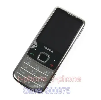 Sākotnējā Atjaunotas Nokia 6700c 6700 Classic Mobilais Tālrunis Atslēgts GPS 5MP MP3 Sudraba 6700c Mobilais & krievu Tastatūra
