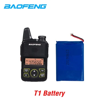 Sākotnējā BAOFENG BF-T1 3,7 V 1500mAh Li-ion akumulatoru BAOFENG BF-T1 Walkie Talkie BFT1 Mini divvirzienu Radio baofeng Piederumi