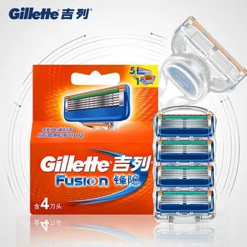Sākotnējā Gillette Fusion Vīriešiem 5Blades Skuvekļu Asmenīšu Kasetnes Rokasgrāmata Drošība Skūšanās Asmeņi 4/8pcs/kaste