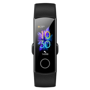 Sākotnējā Huawei Honor Joslu 5 Smart Aproce Oximeter AMOLED Touch Krāsu Ekrāns Peldēt Poza Atklāt 5ATM Ūdensizturīgs Godu Band