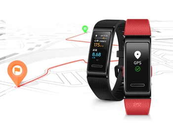 Sākotnējā Huawei Joslas 4 pro SmartBand sirdsdarbība Veselības Monitors Standalone GPS Proaktīvu Veselības Uzraudzības SpO2 Asins Skābekļa