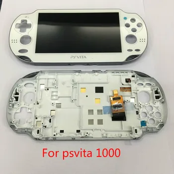 Sākotnējā jaunais ps vita 1000 par psvita 1000 lcd displejs ar touch screen digital samontēti ar rāmja melns/zils/Sarkans/balts