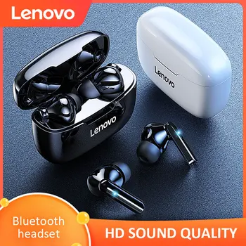 Sākotnējā Lenovo Bluetooth Bezvadu Austiņas in-ear Austiņas Trokšņu Samazināšanas Hifi Stereo bass sporta austiņas iPhone Xiaomi