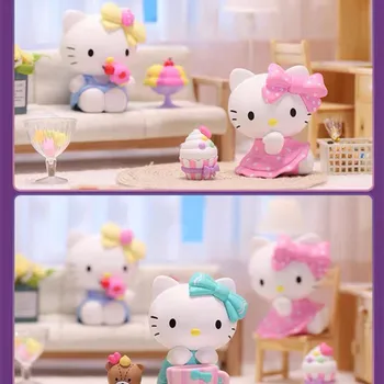 Sākotnējā POPMART Keitija Kaķis Salds Sērijas Blind Lodziņā Sveiki 13 Stils Rotaļlietas Lelle Izlases Cute Anime Attēls Dāvanu Meitene