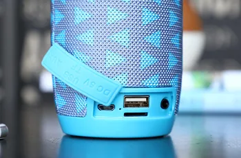 Sākotnējā Portatīvā Bluetooth Mini Speaker Bezvadu Bluetooth 4.0 Stereo Brīvroku Mūzikas Kvadrātveida Rūtiņu USB/TF/FM Radio Audio