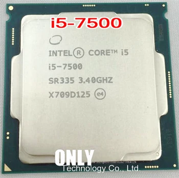 Sākotnējā Procesors Intel i5 7500 Četrkodolu LGA 1151 3.4 GHz i5-7500 65W TDP 6 mb lielu Kešatmiņu 14nm Desktop CPU