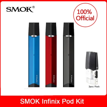 Sākotnējā SMOK Infinix Pod Komplekts iebūvēts 250mAh Akumulatora Pod 2 ml E-Cigarešu Iztvaikotāju pod kit vs nord novo rpm40 komplekts