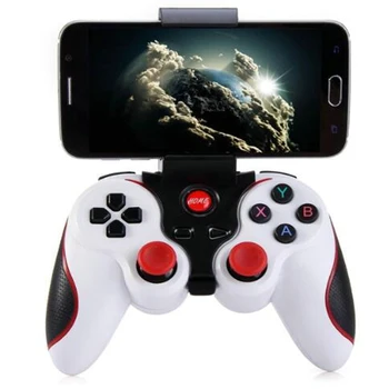 Sākotnējā T3 Bezvadu Bluetooth Gamepad Tālvadības Kursorsviru PC Spēļu Kontrolleris Viedtālrunis/Tablete PK S3 Kontrolieris pakete