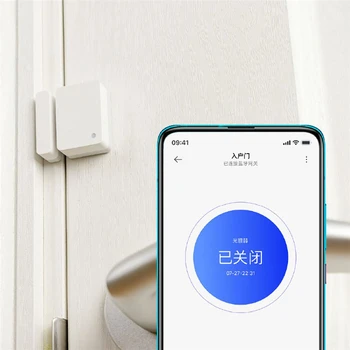Sākotnējā Xiaomi Mijia Durvju Logu Sensors Saprātīga Mini Durvju Sensors Kabatas Izmēra Smart Home Automātiskās Kontroles Mi Mājās App
