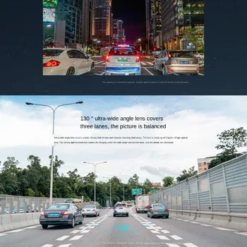 Sākotnējā Xiaomi Smart Home Automašīnu Ierakstīt Attēlu 130 grādu Super Platleņķa Objektīva 3D Trokšņa Samazināšanas Nakts Redzamības par Mijia App