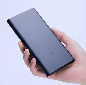Sākotnējā Xiaomi10000mAh Mi Power Bank 2i Ārējo Akumulatoru Banka 10000PLM09ZM Ātri Uzlādēt Powerbank Ar Dual USB Izeja ForPhone