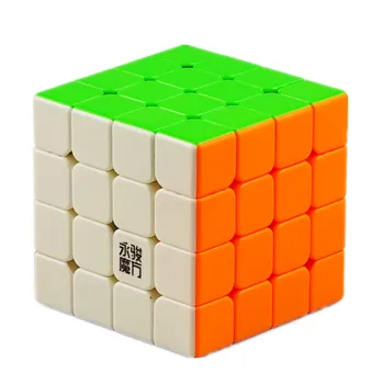 Sākotnējā YJ YuSu M 4x4x4 Magnētiskais Kubs 4*4*4 Burvju Puzzle Cube Yongjun Profesionālās 4x4 Magnētisko Ātrums Cube Izglītības Rotaļlietas