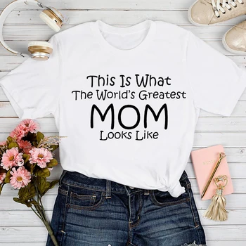 T-krekli, Sieviešu 2021 Vēstuli Modes Apģērbu Mamma Mamma Mamma Modes Tshirt Top Lady Print Drēbes Grafiskais Sieviešu Tee T-Krekls