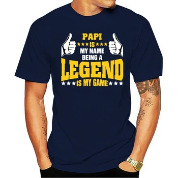 T-Krekls 2020 Vīrieši Papi ir mans vārds IR Leģenda, tā ir mana spēle tshirt Sieviešu t krekls karstā