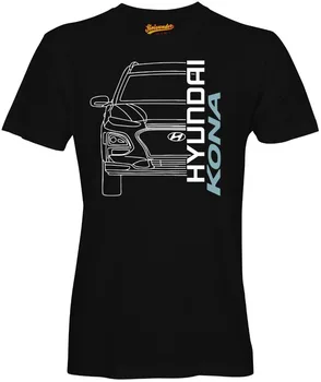 T-Krekls Auto Hyun Kona Auto Suv 1.0 Jautri Pusaudžu Dabīgas Kokvilnas Iespiests Cilvēks, Modes Apaļā Apkakle T Krekls Hipster Tee