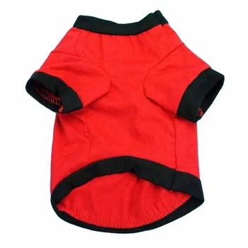T-krekls Pet Suņu Apģērbu Jumta Modes Apģērbu Suņiem Super Maza Kostīmu Gudrs Mīksto Chihuahua Drukāt Vasaras Red Zēns Mascotas