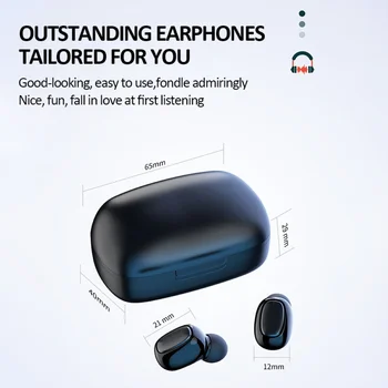 T10 TWS Bluetooth 5.0 Touch Kontroli, In-Ear Stereo Bezvadu Skaļruņus LED Power Displejs ir Saderīga Ar Mobilajiem Telefoniem, Pc Tablet