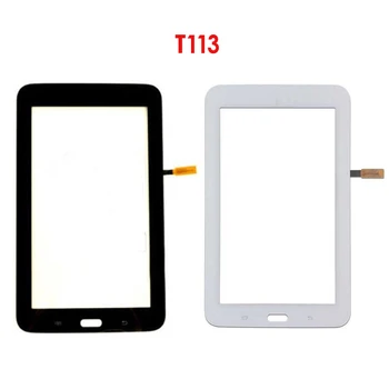 T111 SM-T113 Lcd ekrāns Samsung Galaxy Tab 3 SM-T111 T113 Touch screen panelis Ārējā Stikla digitizer Nomaiņa Tablet PC