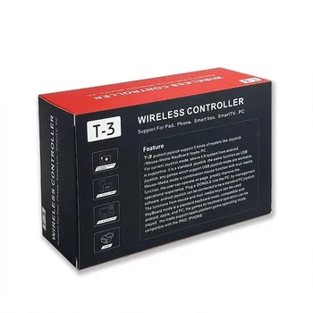 T3 wirless Bluetooth Kontrolieris Atbalsta Spilventiņu,Tālrunis,Smart Box,Smart TV