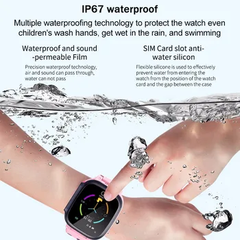 T8 Smart Skatīties Bērniem Ūdensizturīgs SOS Antil-zaudēti Bērni Smartwatch 4G SIM Karti Pulksteņa Zvanu Atrašanās vietas Noteicējs Bērnu Smart Pulksteņi