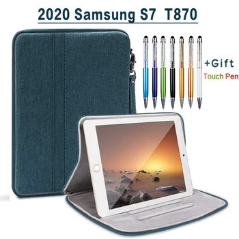 Tablet Sleeve Gadījumā 2020. gadam Samsung Tab S7 11 collu somas case For Samsung Galaxy S7 SM-T870 T875 Triecienizturīgs Piedurknes Kabata, Soma