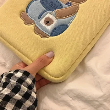 Tablete gadījumā Cute karikatūra ins cute maz meitene koala 11 collu iPad dzīvoklis starplikas soma 13 collu klēpjdators uzglabāšanas maiss