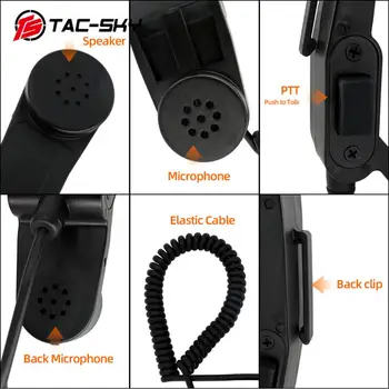 TAC-SKY taktiskās ĶTR /AN 148 152 152A walkie-talkie, virtuālajā modelī lelli gadījumā 6-pin RĀCIJSAZIŅAS ĶTR RĀCIJSAZIŅAS H250 RĀCIJAS un taktisko ĶTR U283