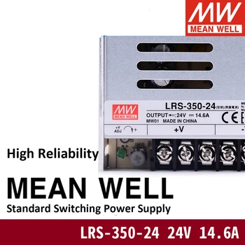 Taivāna Meanwell RS-15 25 LRS-35 50 75 100 150 200 350W 3.3 V un 5V, 12V 15V 24V 36V 48V ir pārslēdzama Strāvas Padeve LRS-350-24 LED Driver