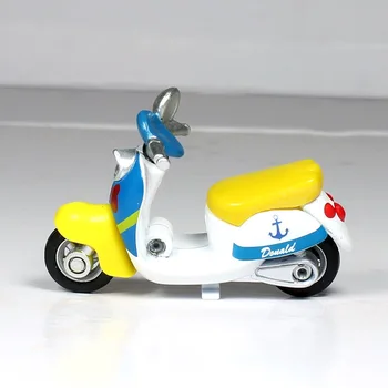 TAKARA TOMY dažādu sakausējumu motociklu modeļus, Minnie Donald Duck trīs-eyed monster karikatūra die-casting auto bērnu dāvanu